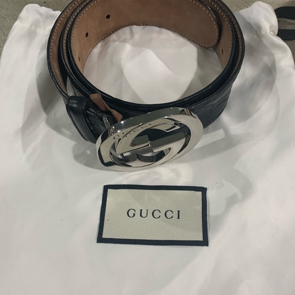 Gucci Signature Leather Belt size 85 - Picture 3 of 3